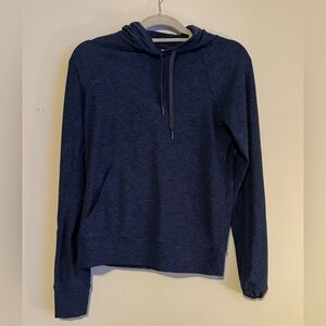EUC Outdoor Voices CloudKnit Hoodie in Heathered Navy Blue Size Small